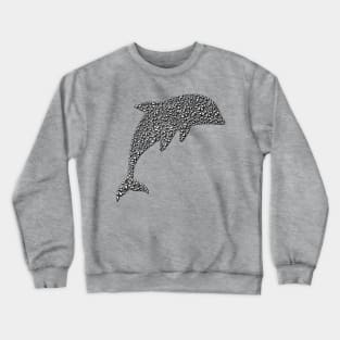 Metallic Dolphin Crewneck Sweatshirt